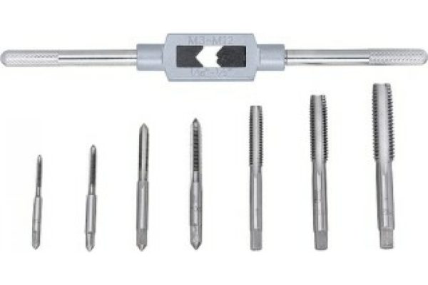 Набор метчиков М3-М12 8 предметов СИБРТЕХ 77308