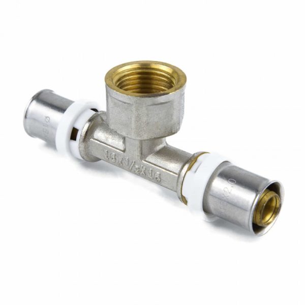 Пресс тройник 26ммх3/4"х26мм с переходом на внутреннюю резьбу Лавита 11159005 (5/40)