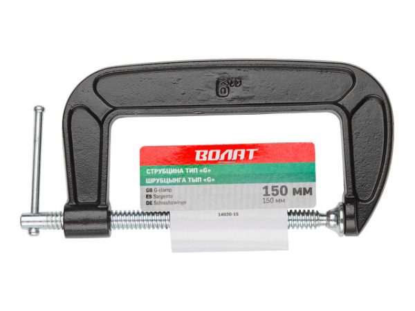 Струбцина G-образная 150 мм ВОЛАТ 14030-15