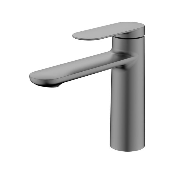 Смеситель KAISER Arena для раковины Ø25, латунь /Воронёная сталь