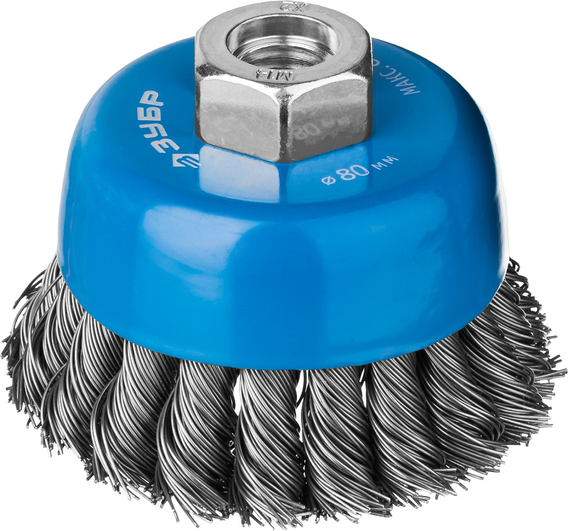 Щетка для УШМ 80 мм М14 Зубр