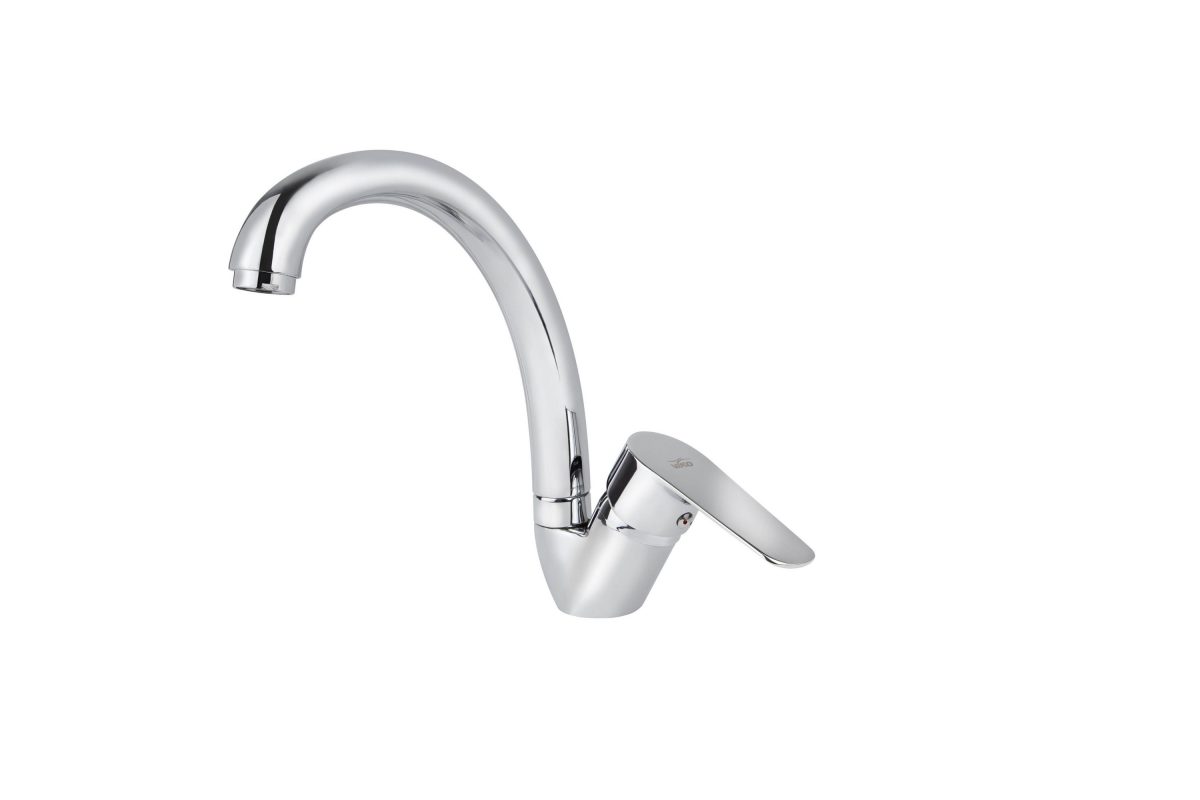 Смеситель VIKO кухня боковой Ø35 с гайкой, хром