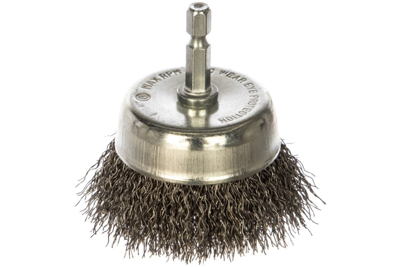 Щетка для дрели 65 мм EDGE by PATRIOT чашеобразная гофр НЕХ Щетка для дрели 65 мм EDGE by PATRIOT чашеобразная гофр НЕХ