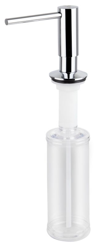 Дозатор KAISER для моющих средств встраиваемый /Латунь, пластик /Хром