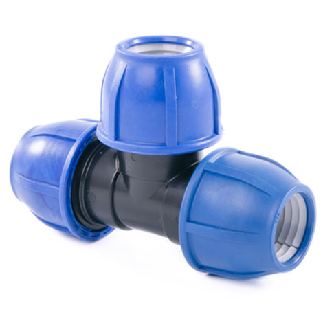 Тройник компрессионный переходной PN16 d 32*25*32 ПНД (25)