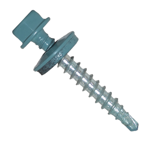 Саморез кровельный RAL 5021 5,5х19 (300шт)