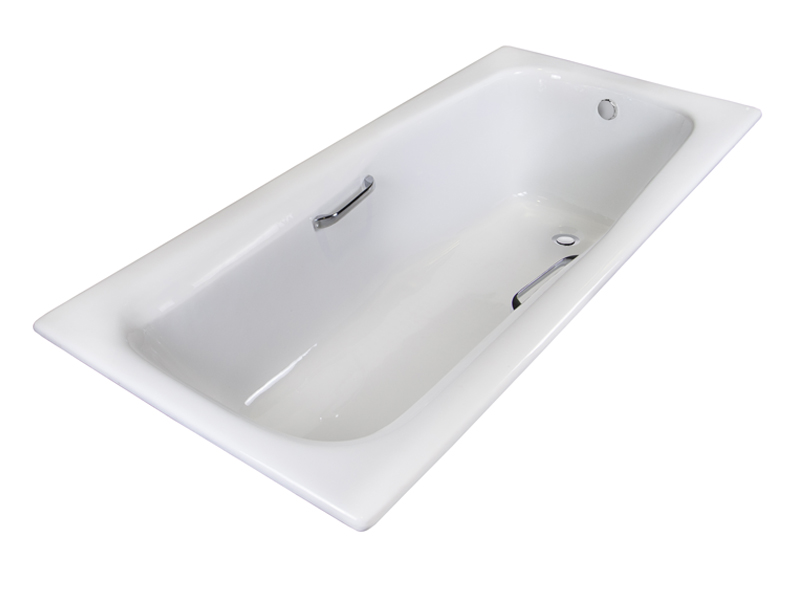 Ванна KAISER чугунная 1800*800*420 с латунными ручками