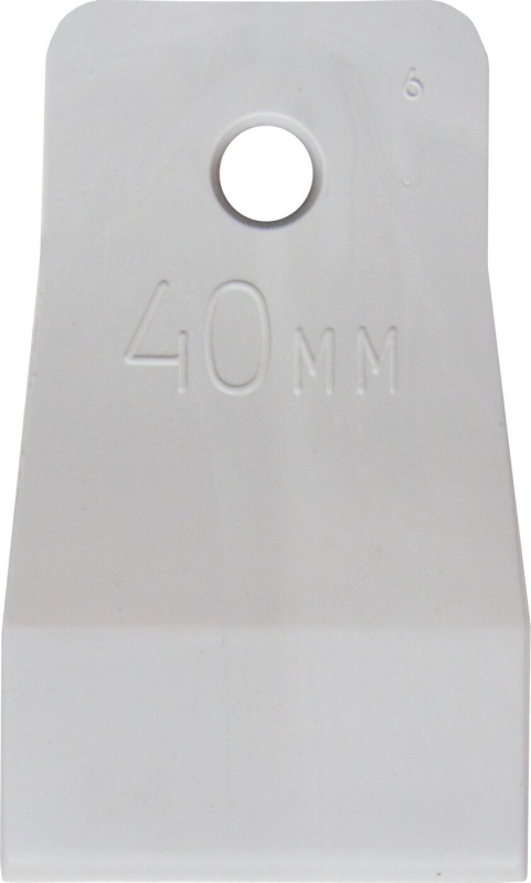 Шпатель резиновый белый 40 мм 308-0069