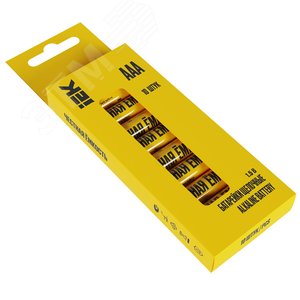 Элемент питания Alkaline Optima ААА/LR03 (упак.10шт) IEK выписывать кратно упак.цена за упак.