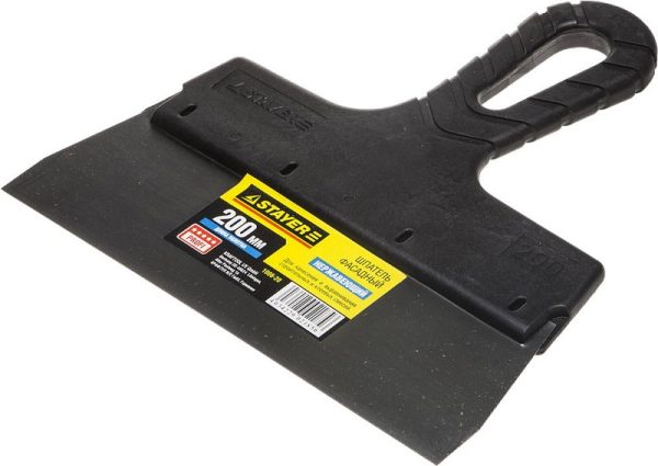 Шпатель 200 мм фасадный нержавеющая сталь STAYER Professional