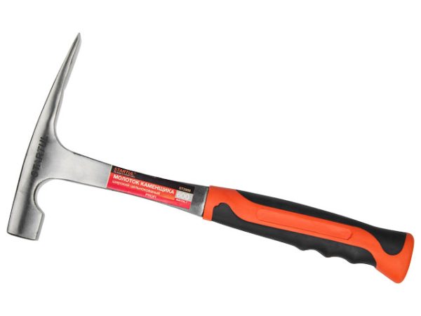 Молоток каменщика 600 гр широкий цельнокованный STARTUL PROFI ST2008