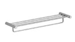 Полка для полотенец с держателем KAISER Vita 600х190х106мм /Нержавейка/Хром
