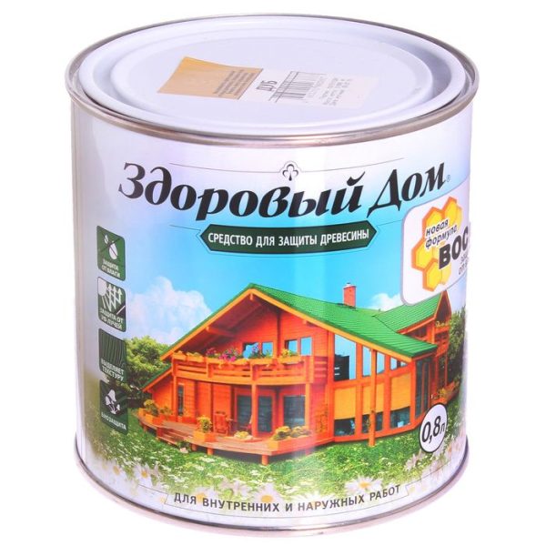 Деревозащитное средство Здоровый Дом тик 0,8 л