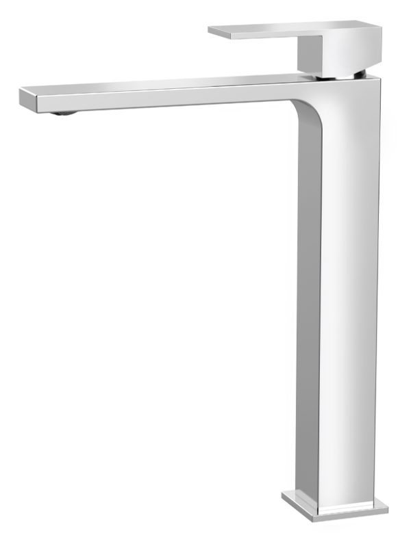 Смеситель KAISER Cube для раковины, высокий Ø25 /Латунь /Хром