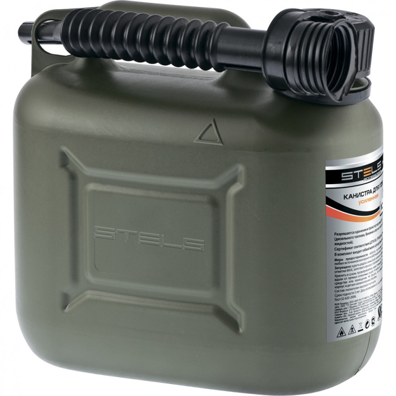 Канистра пластиковая усиленная для ГСМ вертикальная 0 л Stels