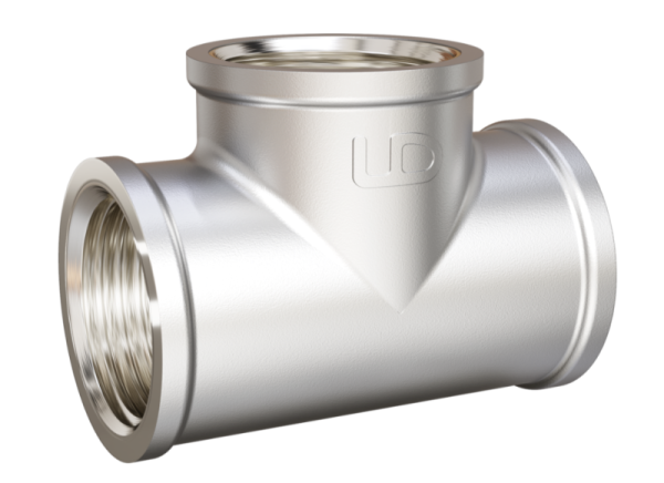 Тройник 1" ВР никель LD Pride