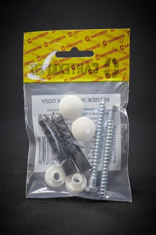 Комплект крепежа для унитаза к полу (в пакете с подвесом) /20шт/