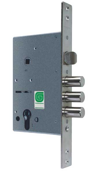 Корпус врезного замка с защёлкой ЗВ 32.11 /123:120//ГАРДИАН