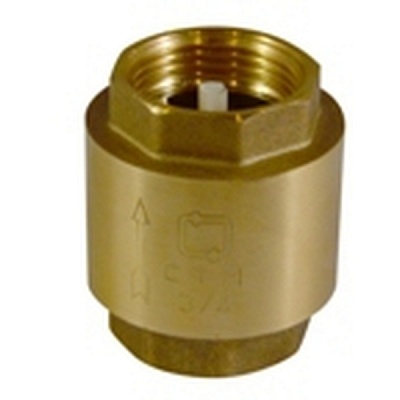 Обратный клапан 3/4" ВР (пластик шток) "EUROS" (уценка)