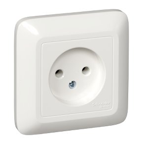 Розетка СП 1-мест. "Прима" Белый (упак.99) RS10-184-B