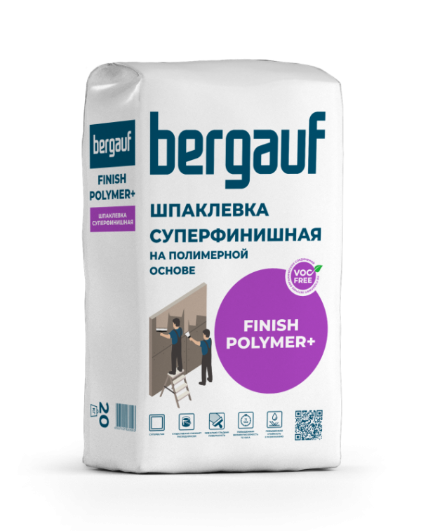 Шпаклевка белая полимная Bergauf Finish Polymer