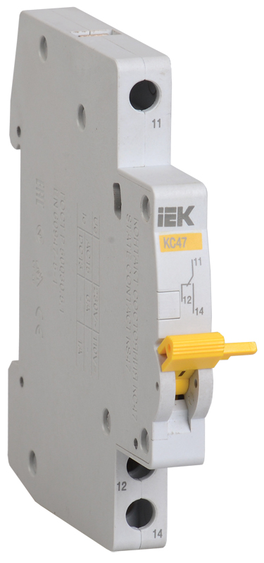 Контакт состояния КС47 новая серия на DIN-рейку ИЭК (упак.280/14)