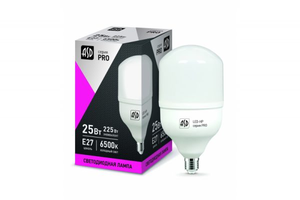 Лампа светодиодная LED-HP-PRO 25Вт 230В E27 6500К 2380Лм IN HOME