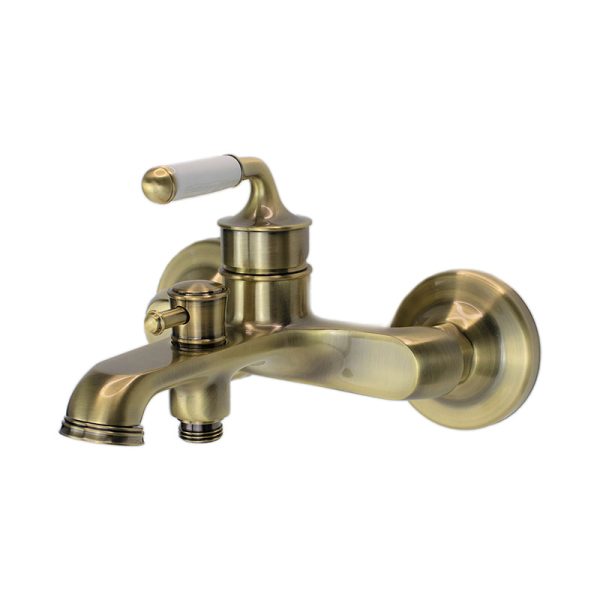 Смеситель KAISER Vincent ванна к/н Ø35 (лейка: 1-jet, латунь)/Бронза/