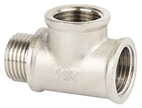 Тройник 1/2" г/г/ш (ник/латунь) WaterMark