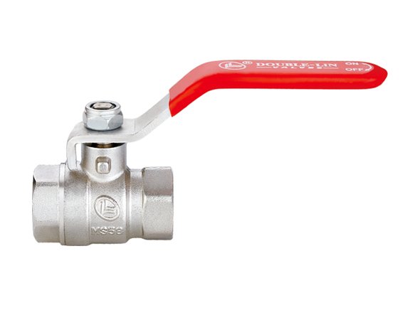 Кран шаровый 1" в/в бабочка Double-Lin (6/72)