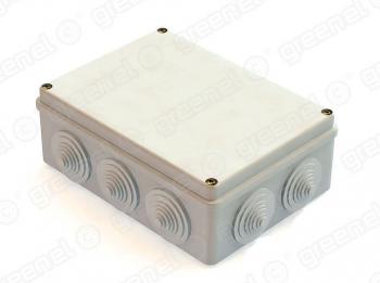 Коробка распаячная нар.монт. 190х140х70 серая IP55 (упак.20) GE41244