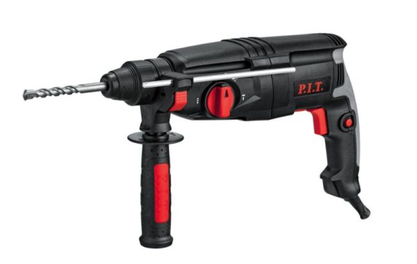 Перфоратор PIT PBH26-C6 1000Вт, 3.2Дж.,3 реж, SDS+ 0-1300об/мин кейс