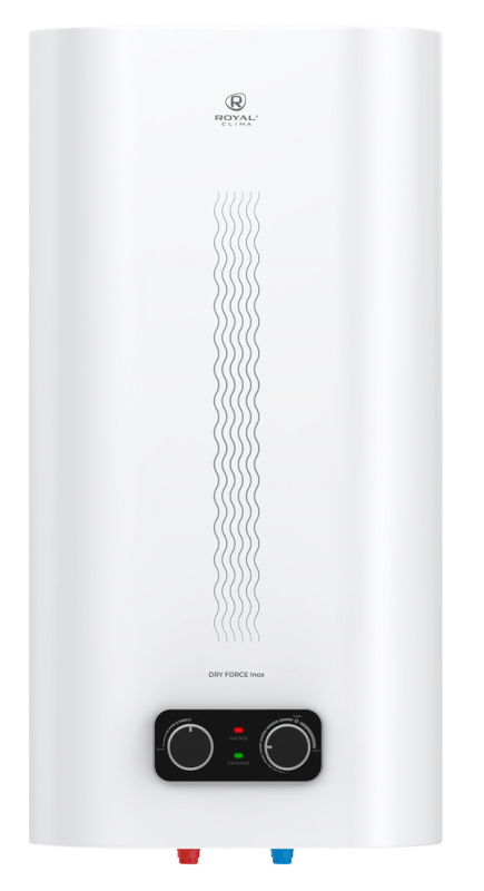 Водонагреватель накопительный 50л плоский, мех.управ, сухой ТЭН (нерж.ст) DRY FORCE Inox