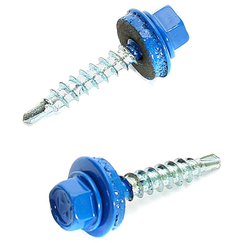 Саморез кровельный RAL 5005 4,8х70 (1250 шт.) //Daxmer Синий