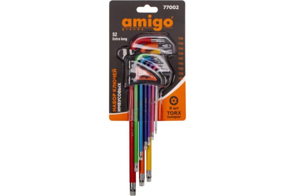 Набор шестигранных ключей Amigo Grande TORX 9 шт