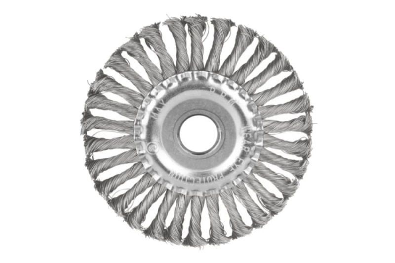 Проволочная щетка дисковая витая 150 мм WB51501 Проволочная щетка дисковая витая 150 мм WB51501