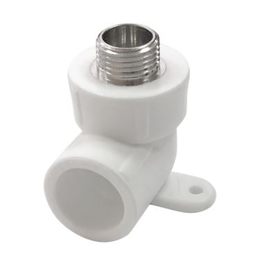 Угол полипропиленовый с креплением НР 25х1/2" Valfex