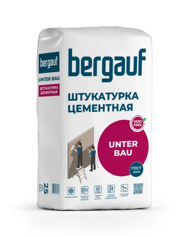 Цементная штукатурка Bergauf Unter Bau