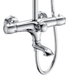 Душевая система KAISER Aria с термостатом (стац. лейка мет. Ø-206mm)