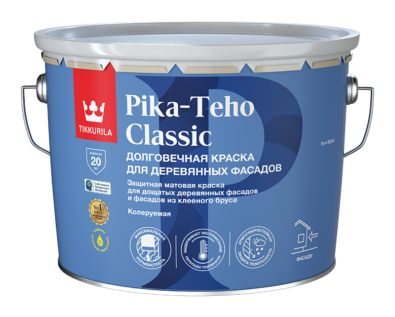 Краска для домов Tikkurila PIKA-TEHO CLASSIC A 9л