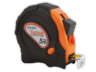 Рулетка 5 м*19 мм фиксатора Tulips ll10-059