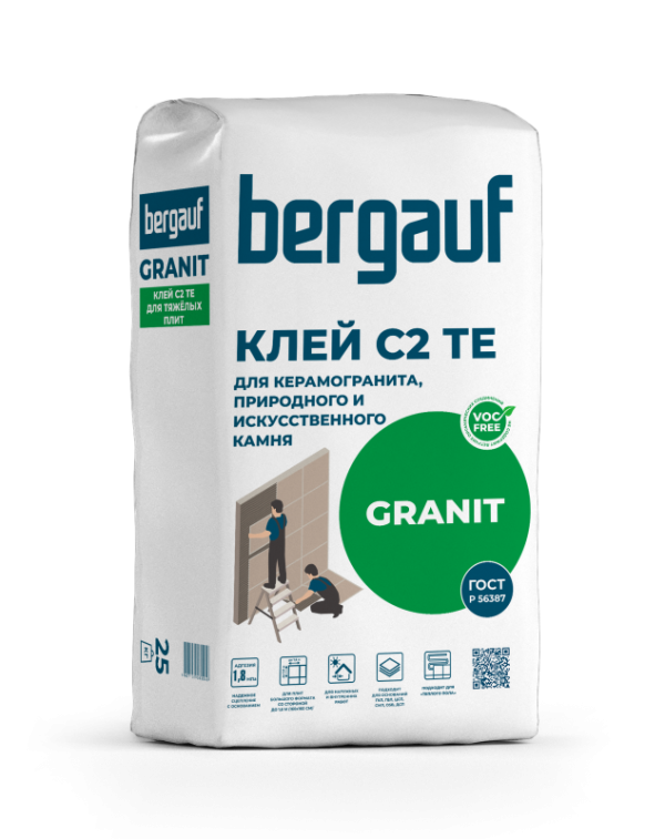 Bergauf Keramik Granit- Клей для керамогранита и природного камня
