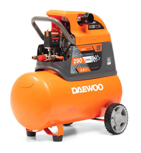 Компрессор пневматический 2100 Вт 290 л/мин 8 бар DAEWOO DAC 50D