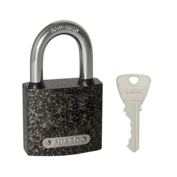 Замок навесной PL-01-25 англ. 2 кл. коробка//FUARO