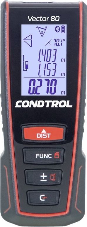 Дальномер лазерный 80 м ±1