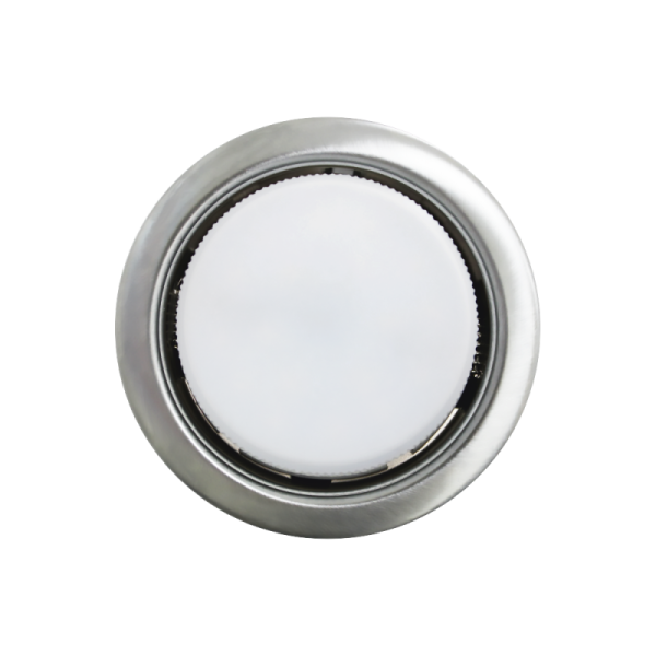 Светильник точечный Основания GX53, Сатин хром, РР, диаметр наружный 106мм