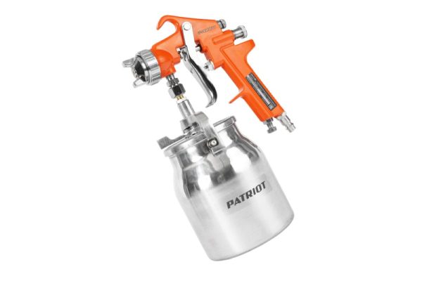 Краскораспылитель 1 л HVLP сопло ф 1.8 мм 100л/мин PATRIOT HVLP 1.8B
