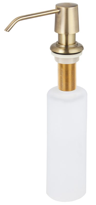 Дозатор KAISER для моющих средств встраиваемый, 350мл /Латунь,пластик /Бронза