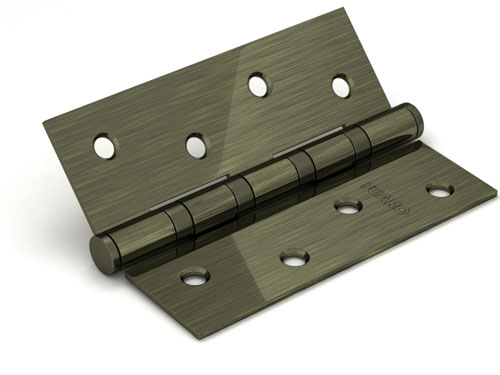 Петля универсальная 125х75х2,5мм AB (бронза) блистер FUARO