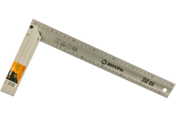 Угольник 350 мм алюминиевый литой ВИХРЬ 73/11/3/4